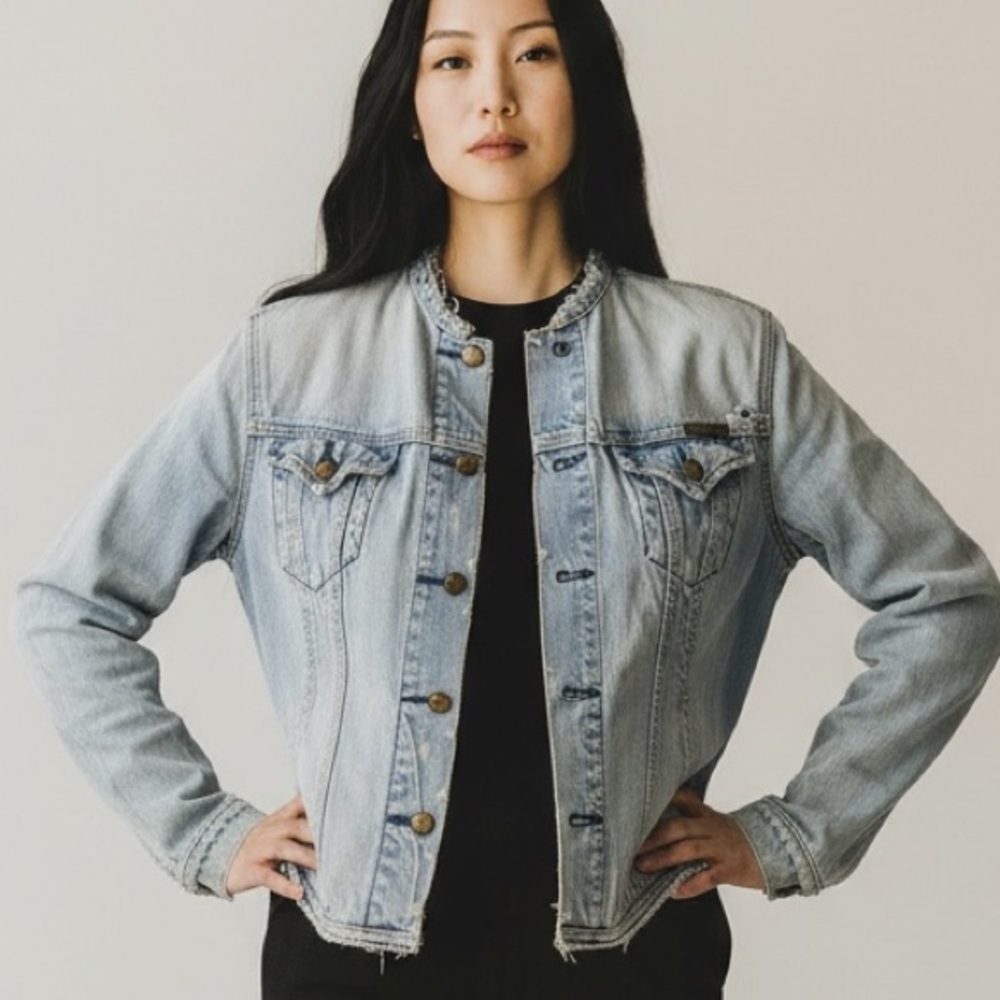 Lucky Brand Denim Blue Jean Jacket